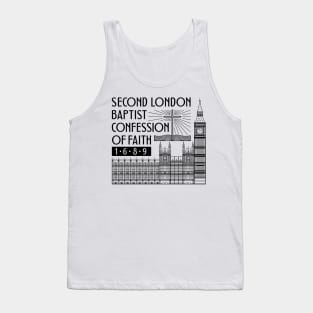 Reformed christian art. Second London Baptist Confession of Faith - 1689. Tank Top